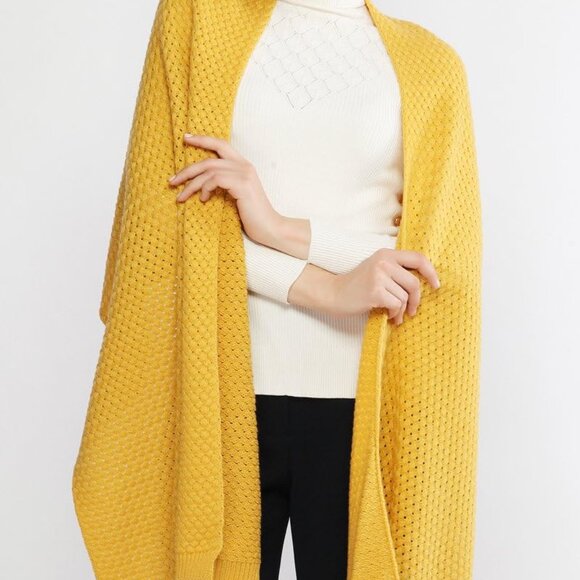 Winter Scarfs for Women Cold Weather Chunky Knit Scarf Warm Thick Scarf Long Lar - Picture 5 of 7